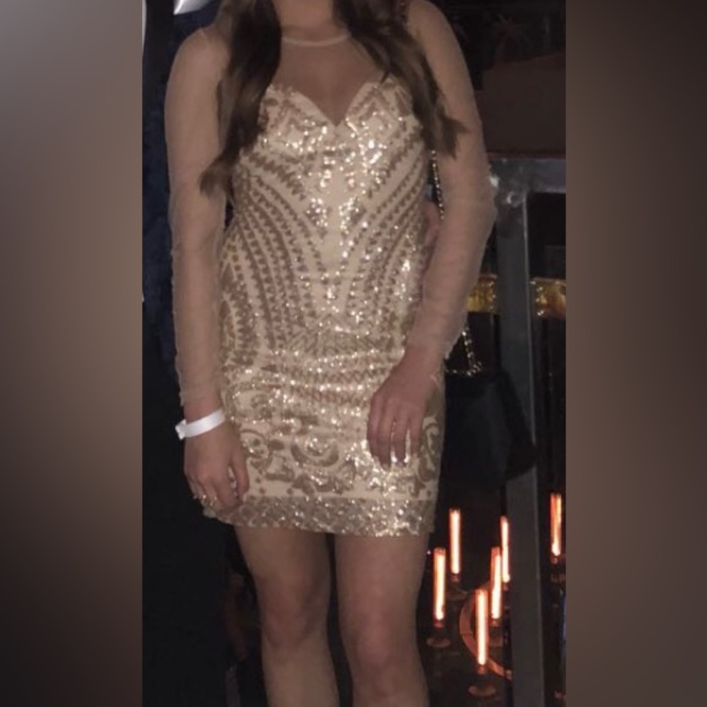Elegant sequence dress